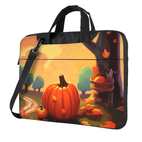 Sac ordinateur portable à motif citrouille pour protéger votre écran avec style