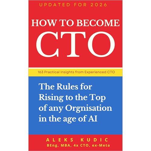 How To Become CTO Audiolibro Por Aleks Kudic arte de portada