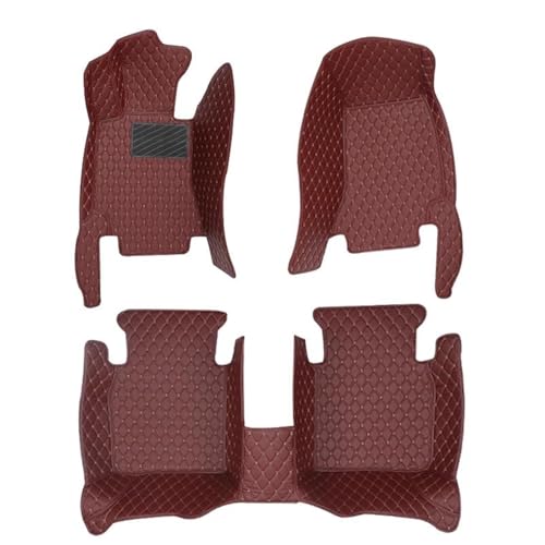Tapis de sol voiture pour Kia K5 Optima protection anti-salissure doublure intérieur auto rouge