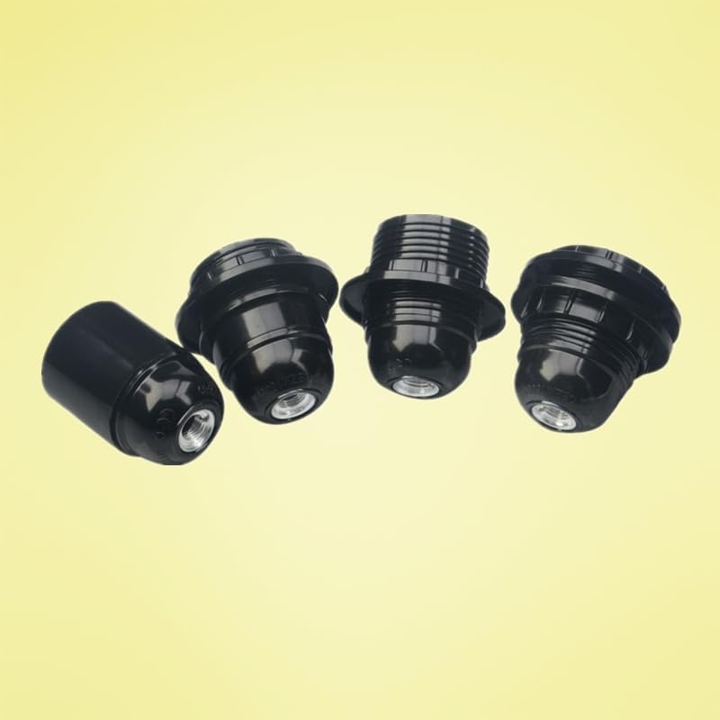 2/10units E27 bakelite sockets plastic CE lamp holders 110V/220V 4 styles black plastic lighting bases - (Color: LH2301; Base Type: 10 units)