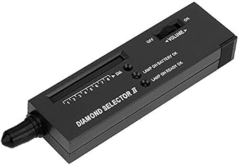 Diamond Tester Version II, Professional High Accuracy Diamond Tester LED Diamond Indicator Test Pen Gemstone SelectorBattery not Included