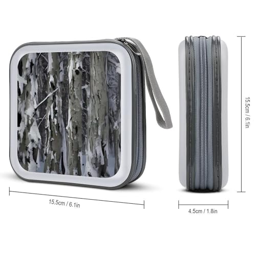 Étui CD pour 40 DVD rigide et compact à motif camouflage Cold Tree - 2