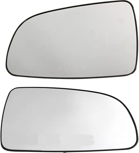 Para Chevy Aveo 2007 08 09 10 2011 espejo de cristal del conductor y del pasajero  Par  Sin calefacción  Con placa de respaldo  Tipo de vidrio plano