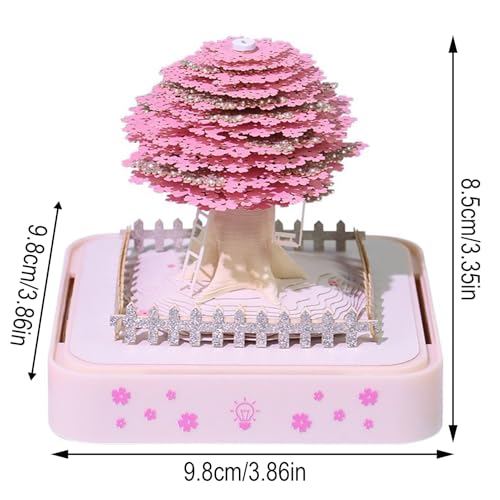 Calendrier de table 3D 2026 et bloc-notes design pour bureau - 5