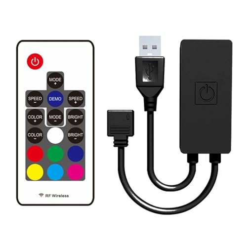 Contrôleur mini RGB à tension large DC5-24V avec télécommande - 4