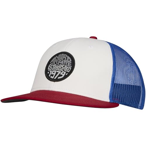 TaylorMade Golf 2026 Carlsbad Trucker Hat Red/White/Blue Adjustable