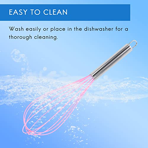 Frusta in Silicone,3 Pezzi Frusta da Cucina con