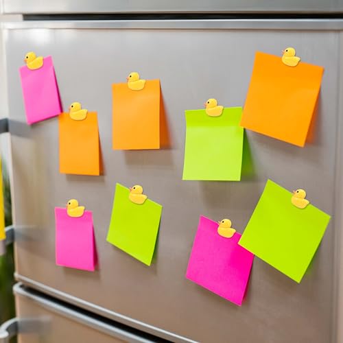 10 imanes de pato decorativos para refrigerador miniatura 3