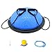 ATIVAFIT Entrenador de Equilibrio de Media Pelota con Correas para Yoga, balón de Equilibrio Antideslizante para Entrenamiento en casa, Fitness, Ejercicio, Entrenamiento de Fuerza, Gimnasio (Azul)