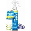 Naturaz Curly Hair Detangler Spray – Leave-In Conditioner Spray for Kids to Adults – Natural, Vegan – Softens Dry, Brittle, Damaged Curly and Coily Hair – Paraben, Silicone, Soy & Nut Free – 8 fl oz