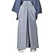 KYOETSU Men's Japanese Hakama Pants Type (Large, Grey)