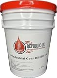 Republic Oil Heavy Duty EP150 Industrial Gear Oil 5 gallon/35lb Bucket | ISO 150 | Extreme Pressure | Pail