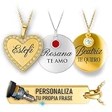 Ya en mundofriki.es: Collar Personalizado Mujer - Regalo San Valentín Mujer - Collar Nombre Personalizado - Collares San Valentin - Regalo Novia - Regalos Personalizados - Regalos Originales - San Valentin-Dia de la Madre