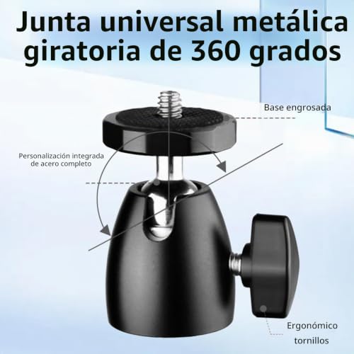 Miniatura 3 de Soporte Para Proyector, Soporte Sin Perforaciones Para Cama Y Sofá Longitud Soporte Ajustable De 33 A 45 Cm Soporte De Pared De Metal Con Ajuste De Múltiples Ángulos Para Proyector Compatible Con Z6x