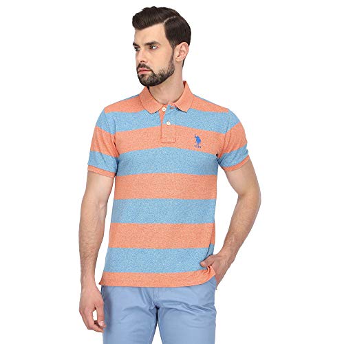Image of U.S. POLO ASSN. Men's Cotton Printed Slim Fit T-Shirt