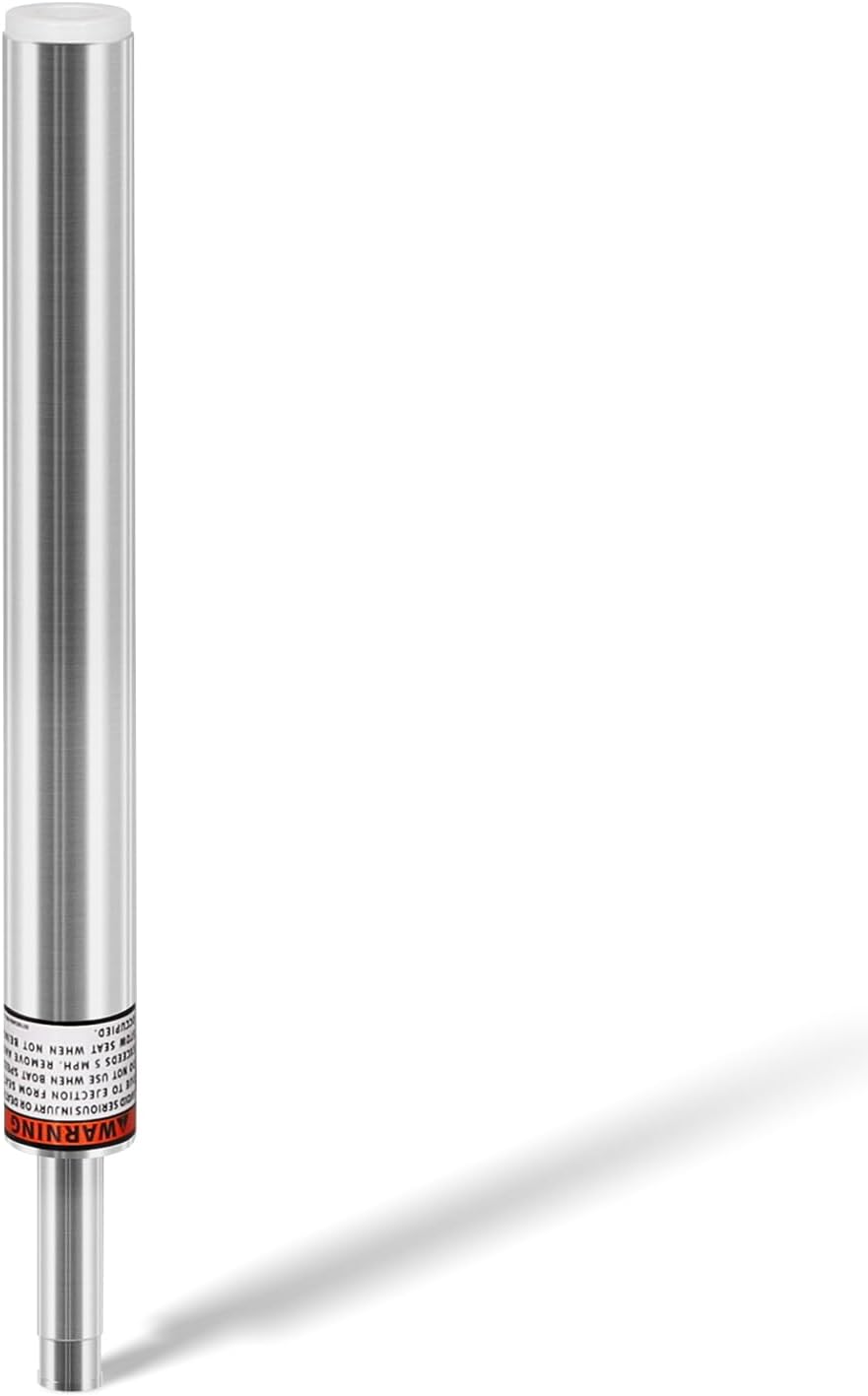3/4" Boat Seat Pin Post, Lock-in Style Non-Threaded Pedestal Post for Marine Boat Seat Mounting, Aluminum Extension Pole for Pontoon, Fishing Boat, Bass Boat, and More