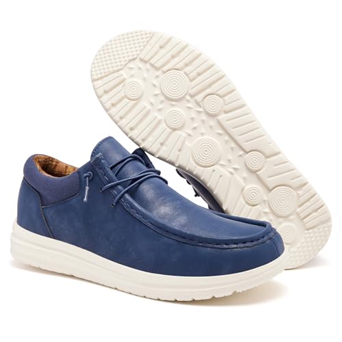 Image of FW FRAN WILLOR Mens Wide Shoes Width Toe Box Slip-on Loafers Casual Walking Shoes for Men