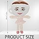 CWENDANER Tralalero Tralala Plush (35cm) Italian Brainrot Kuscheltier, Weicher Plüschtier für Kinder, Geburtstagsgeschenk und Sammlerfigur (Cappuccino)