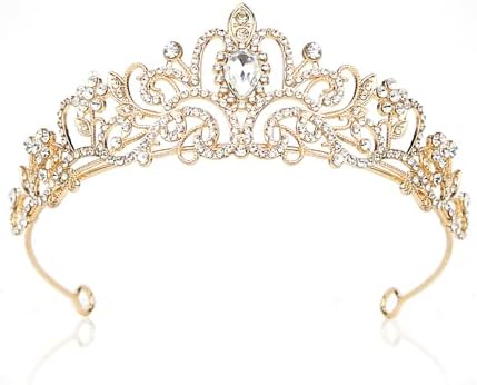Tiara Corona Di Cristallo Per Matrimonio - Principessa, Con Pietre Lucenti, Regalo Per Feste E Compleanni - Foto 13
