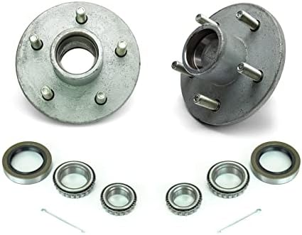 Trailer Wheel Bearings Pair Of 3500lb Galvanized Trailer Hub Kits - Foto 5