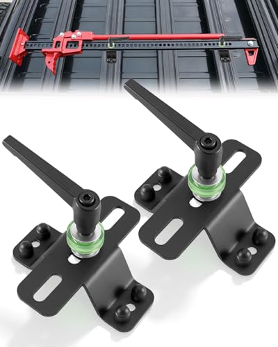 JVWKPU Farm Jack Mount Bracket for Roof Rack Universal Stainless Steel Offroad Jack Holder Quick Install Compatible with M6/M8 Slot Platforms & Most Crossbars Low Profile Heavy Duty Farm Jack Mount