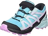 Elastico Salomon Speedcross Climasalomon Waterproof Kids, Impermeabile, Kids Bambini, Scarpe da Trail Running, Azzurro (Scuba Blue/Tanager Turquoise/Orchid), 27 EU