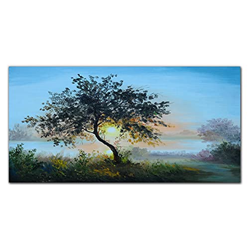 Décoration tableau en verre contre les murs vides, visuel lumineux ciel ensoleillé