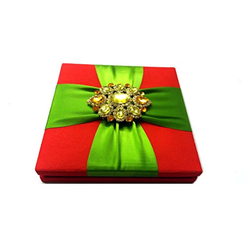 Shree Balaji Traders Premium Wedding Invitation Cards Multi Colour_ 100 Pieces Per Product (Florence 047)