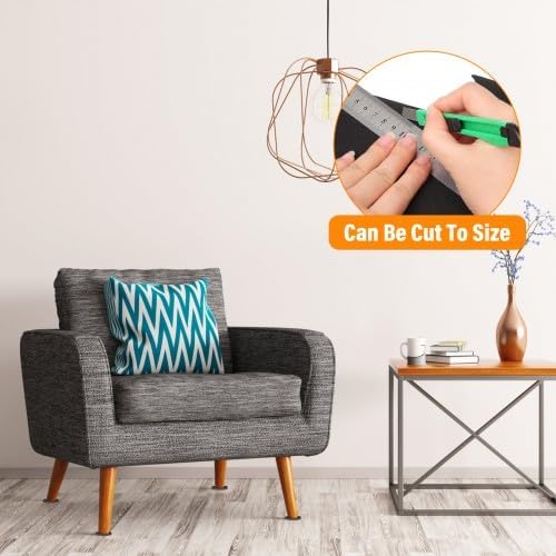 Rapidbok 4 Stück 10mm Dicker 150 * 150mm Anti Rutsch Pad Selbstklebend, Gummimatte für Möbel, Selbstklebende Schaumstoffplatte, rutschfest Möbel Pad, Schwarz rutschfeste Eva Schaumstoffmatte