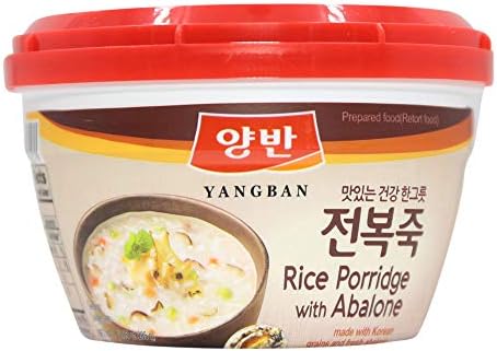 Amazon.com: Yangban, Rice Porridge With Abalone, 10.05 Ounce : Grocery ...
