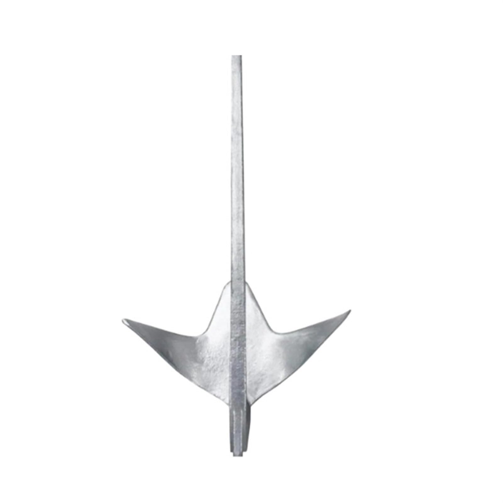 Ancla de Barco galvanizada, Ancla de garfio Estilo Delta for Kayak, Canoa, Accesorios de Ancla for embarcaciones de Motos acuáticas 2,2 LBS-66 LBS (Size : 11 LB/5.0 KG)