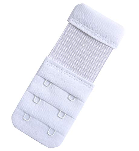 Image of YARBAR Bra Extender 2 Hook Soft Elastic Bra Strap Extension Extenders Pack of 3