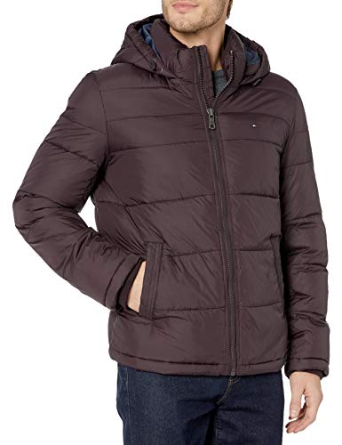 Image of Tommy Hilfiger Men's Down Alternative Hooded Puffer Jacket (Standard and Big & Tall)