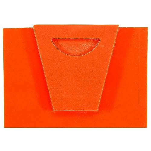 American Safety Props - Non-Functional Solid Polymer Holster Molding Gun Prop - (Prepped) - Blaze Orange - U.S.A. Made - Compatible with Handcuff Carrier
