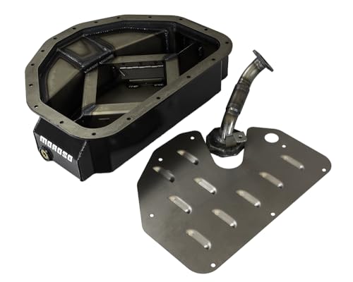 Image of Moroso 20947 Steel Front Sump Lower Oil Pan, Fits Toyota 1JZ /2JZ, Road Race Baffled