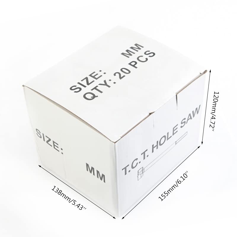 Juego de brocas ZTBH 20 piezas 14-50 mm para madera miniatura 5