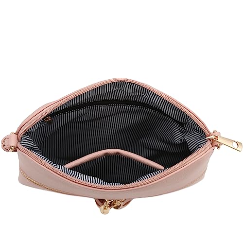 Image of DELUXITY Lightweight Medium Crossbody Bag with Tassel