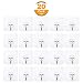 Colossal ship Adhesive Hooks Heavy Duty Wall Hooks Strong Adhesive Hooks 22lbs/10kg Seamless Hooks transparent Hooks 20 Pack