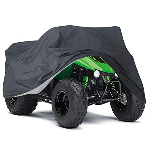 NICEWL Riding Lawn Mower Cover-Universal Tractor Cover Double Stitched Seams-Interior Waterproof UV Protection Coating for Up to 54'' Decks, Drawstring Storage Bag