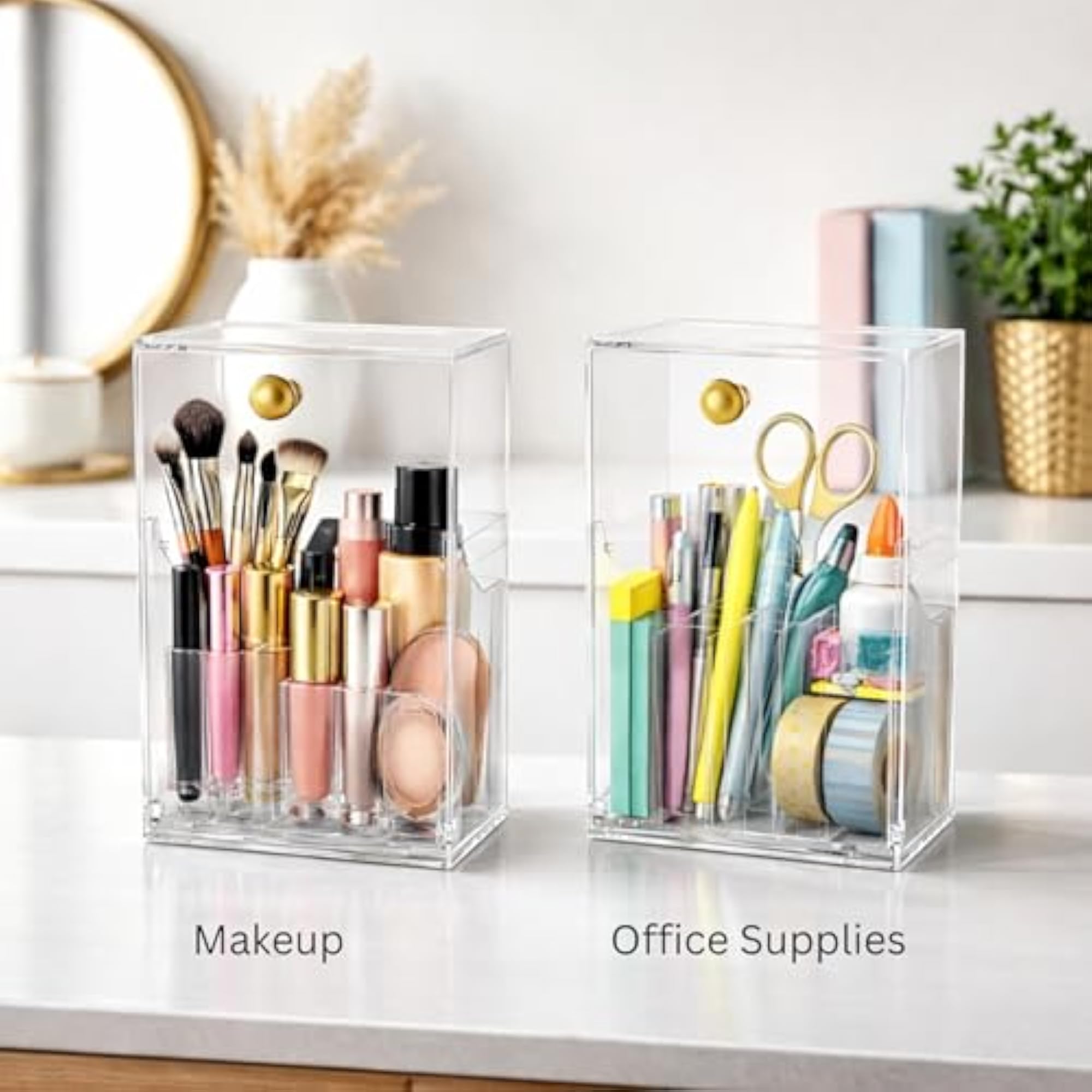 Luxury Clear Acrylic Lipstick Makeup Organizer