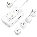 220v to 110v Travel Voltage Converter: International Universal Voltage Converter US...