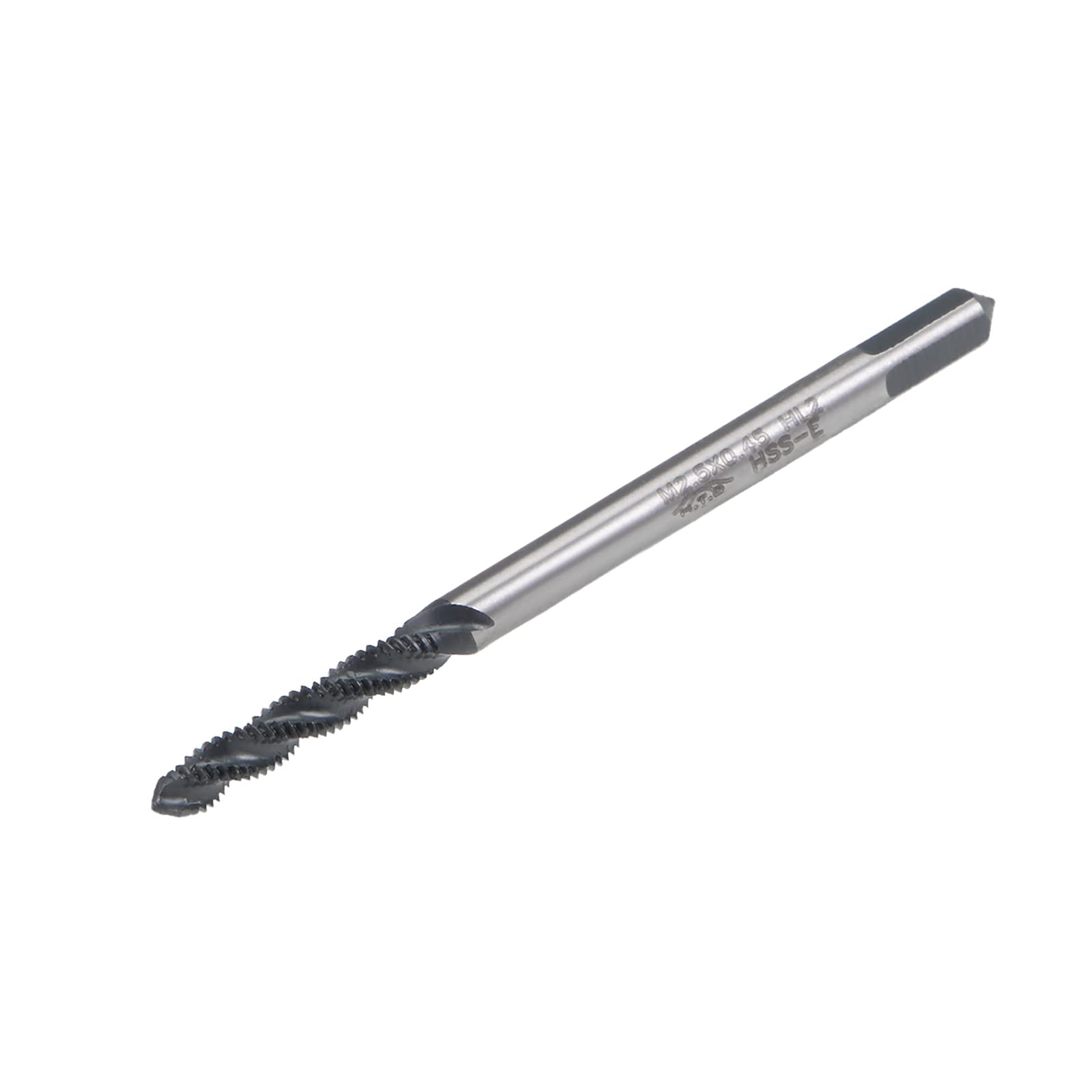 Macho de rosca en espiral M2.5 x 0.45 para evitar roturas de rosca HSS