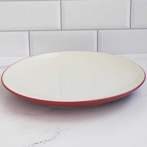 Miniatura 5 de Noritake Colorwave - Plato llano de frambuesa, Coupe, 10 12 pulgadas, juego de 4 en frambuesarojo