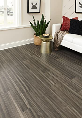 Islander Flooring - Sample Piece 7mm Thick Waterproof Engineered Strand Bamboo Flooring Flooring DIY Self Install - Rocky Mountain - Thumbnail 2