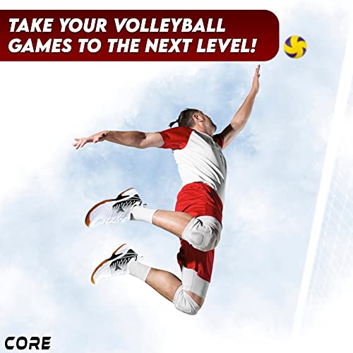 Core Volleyball Shoes - Lightweight Volleyball Shoes Men And Women - Indoor Court Shoes Suitable For Badminton, Pickleball, Squash And Other Indoor Sports White #TOP2