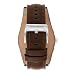 FOSSIL Coachman Men's Quartz Watch with Black Dial and Brown Leather Cuff CH2891