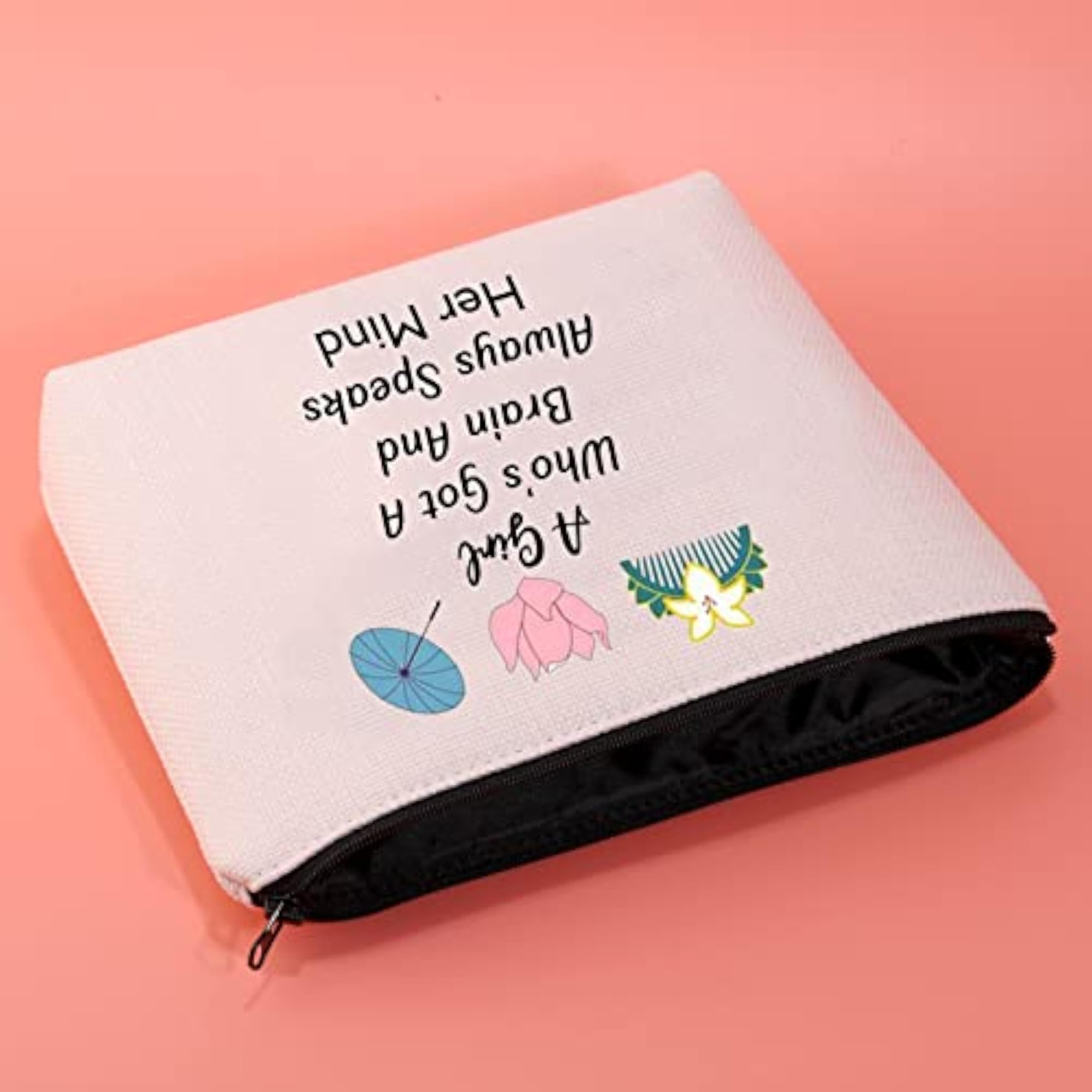 Mulan Inspired Cosmetic Makeup Bag, Gift for Fans