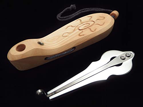 Jew's Harp by D.Glazyrin/Phantom / (in Cedar case) Professional mouth maultrommel (jaw harp, snoopy harp, dan moi)