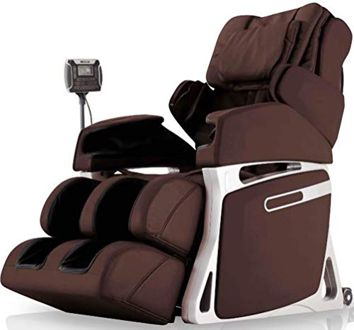 Fujiiryoki FJ-4800BROWN Model FJ-4800 Dr. Fuji Cyber-Relax Massage Chair, Brown, Swing Massage On Neck, Shoulder Massage, Wait Massage, Shiatsu, Air Bag & Vibration Massage On Buttocks