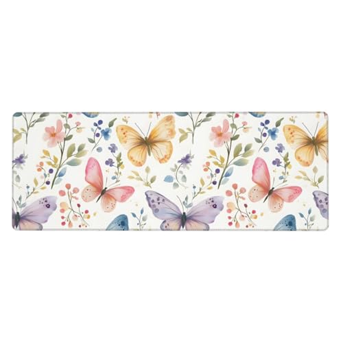 Grand tapis de souris de jeu PC caoutchouc antidérapant et bords cousus